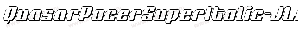 QuasarPacerSuperItalic-JLAM字体转换