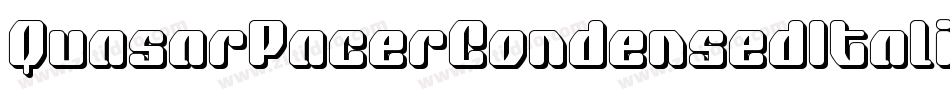 QuasarPacerCondensedItalic-0Z6G字体转换