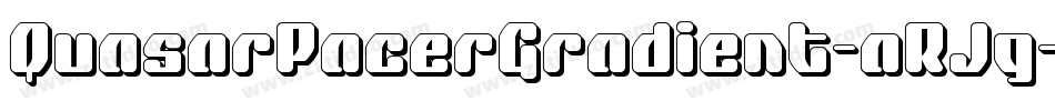 QuasarPacerGradient-aRJg字体转换
