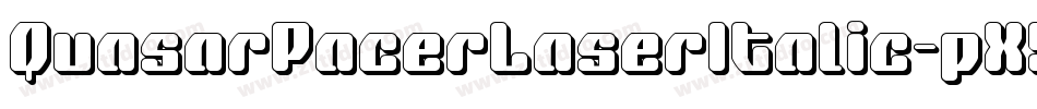 QuasarPacerLaserItalic-pX5O字体转换