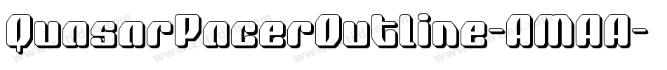 QuasarPacerOutline-AMAA字体转换