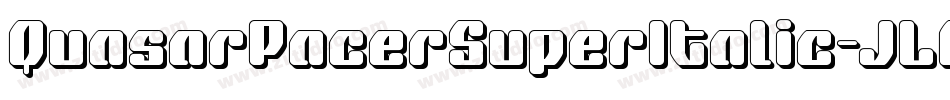 QuasarPacerSuperItalic-JLAM字体转换