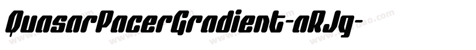 QuasarPacerGradient-aRJg字体转换