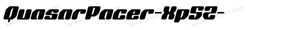 QuasarPacer-Xp5Z字体转换