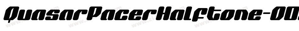 QuasarPacerHalftone-O05p字体转换
