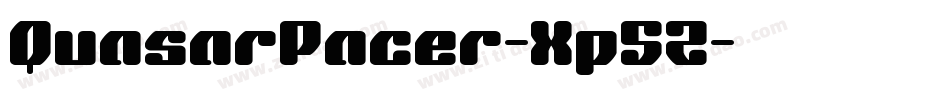 QuasarPacer-Xp5Z字体转换