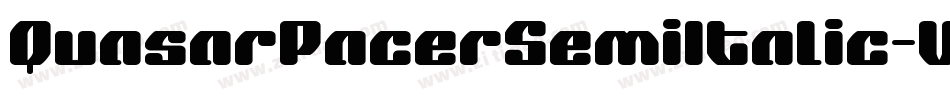 QuasarPacerSemiItalic-V35B字体转换