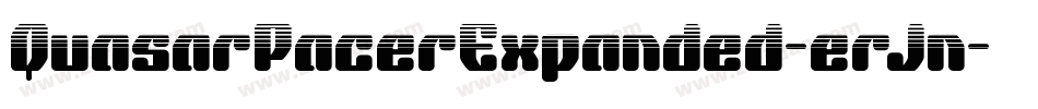 QuasarPacerExpanded-erJn字体转换 QuasarPacerExpanded-erJn字体转换