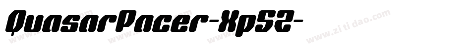 QuasarPacer-Xp5Z字体转换