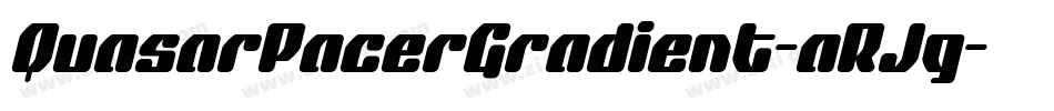 QuasarPacerGradient-aRJg字体转换