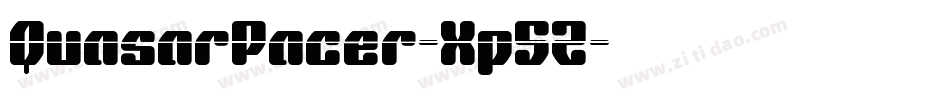 QuasarPacer-Xp5Z字体转换