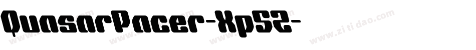 QuasarPacer-Xp5Z字体转换