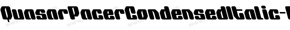 QuasarPacerCondensedItalic-0Z6G字体转换
