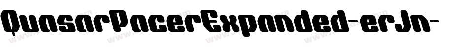 QuasarPacerExpanded-erJn字体转换 QuasarPacerExpanded-erJn字体转换