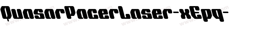 QuasarPacerLaser-xEpq字体转换