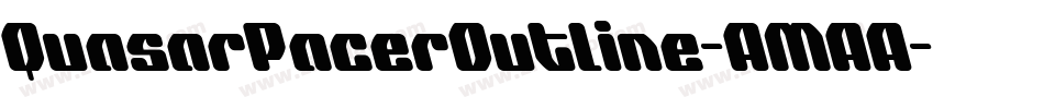 QuasarPacerOutline-AMAA字体转换