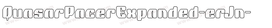 QuasarPacerExpanded-erJn字体转换 QuasarPacerExpanded-erJn字体转换