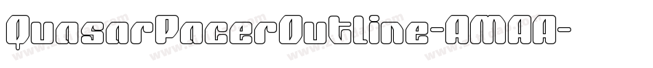 QuasarPacerOutline-AMAA字体转换