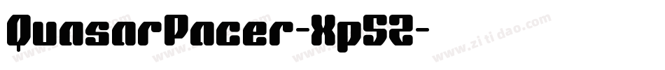 QuasarPacer-Xp5Z字体转换