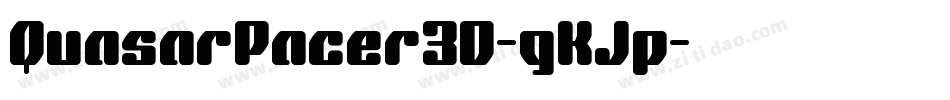 QuasarPacer3D-gKJp字体转换