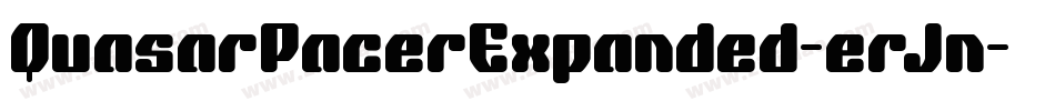 QuasarPacerExpanded-erJn字体转换 QuasarPacerExpanded-erJn字体转换