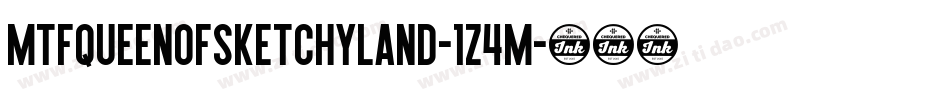 MtfQueenOfSketchyland-1Z4M字体转换