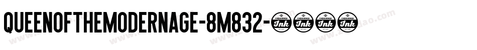 QueenOfTheModernAge-8M832字体转换