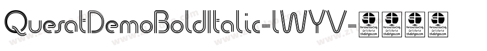 QuesatDemoBoldItalic-lWYV字体转换