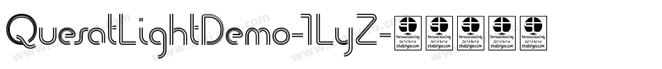 QuesatLightDemo-1LyZ字体转换