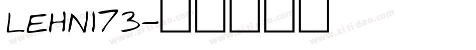 LEHN173字体转换