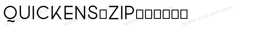 Quickens.zip字体转换