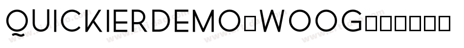 QuickierDemo-WOoG字体转换
