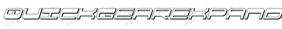 QuickgearExpandedItalic-5Ap8字体转换 QuickgearExpandedItalic-5Ap8字体转换