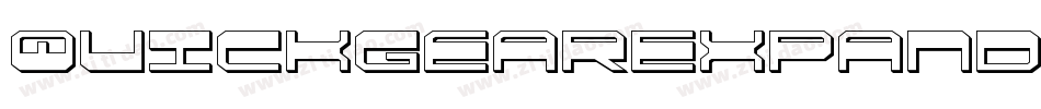 QuickgearExpandedItalic-5Ap8字体转换 QuickgearExpandedItalic-5Ap8字体转换