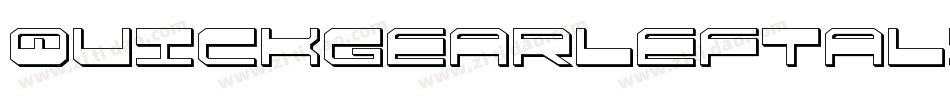 QuickgearLeftalic-13O2字体转换