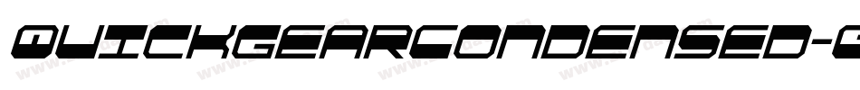 QuickgearCondensed-GmLG字体转换
