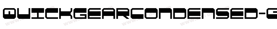 QuickgearCondensed-GmLG字体转换