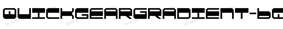 QuickgearGradient-6qDY字体转换