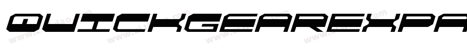 QuickgearExpanded-zZB3字体转换