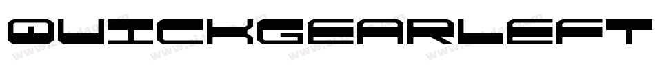 QuickgearLeftalic-13O2字体转换