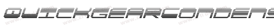 QuickgearCondensedItalic-jwoG字体转换