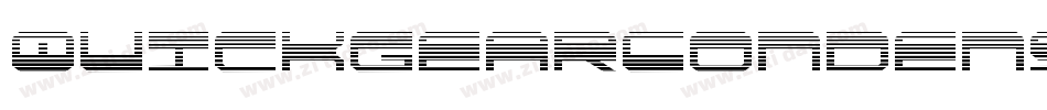 QuickgearCondensed-GmLG字体转换