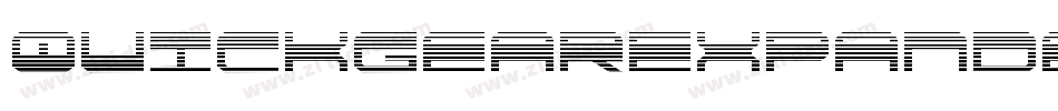 QuickgearExpandedItalic-5Ap8字体转换 QuickgearExpandedItalic-5Ap8字体转换