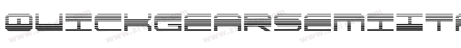 QuickgearSemiItalic-RaOA字体转换 QuickgearSemiItalic-RaOA字体转换