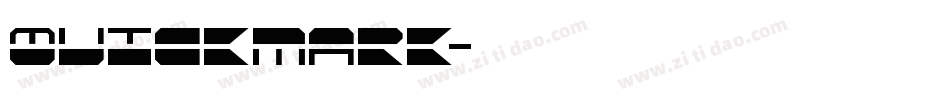 Quickmark字体转换