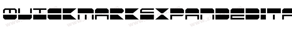 QuickmarkExpandedItalic-1W7B字体转换