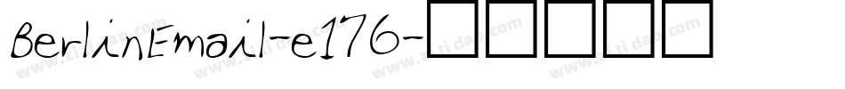 BerlinEmail-e176字体转换