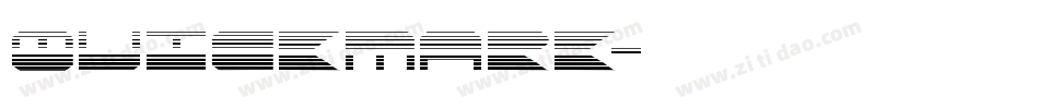 Quickmark字体转换