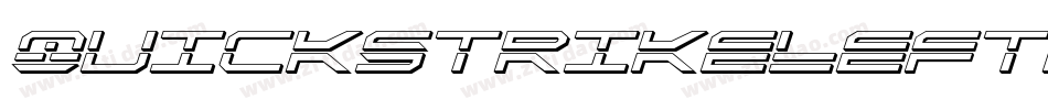 QuickstrikeLeftalic-YZ2q字体转换