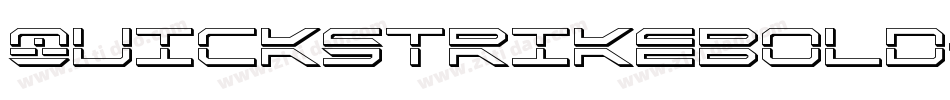 QuickstrikeBold-9D1j字体转换